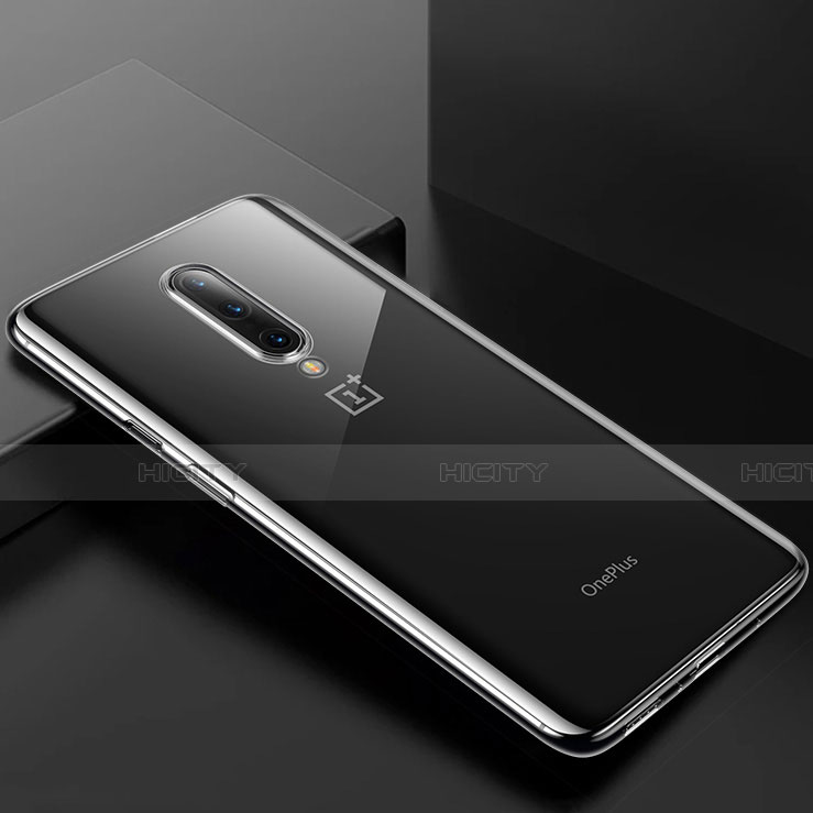 OnePlus 8用極薄ソフトケース シリコンケース 耐衝撃 全面保護 クリア透明 H01 OnePlus クリア