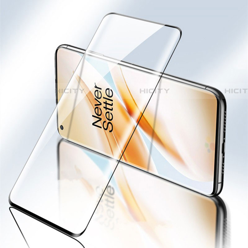 OnePlus 8用強化ガラス フル液晶保護フィルム F05 OnePlus ブラック