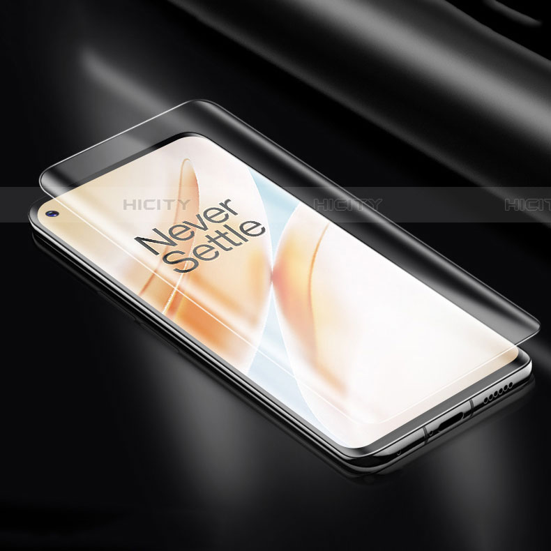OnePlus 8用強化ガラス 液晶保護フィルム T01 OnePlus クリア