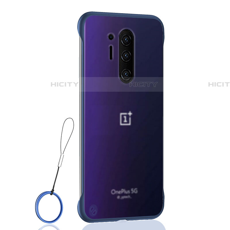 OnePlus 8 Pro用ハードカバー クリスタル クリア透明 S01 OnePlus ネイビー