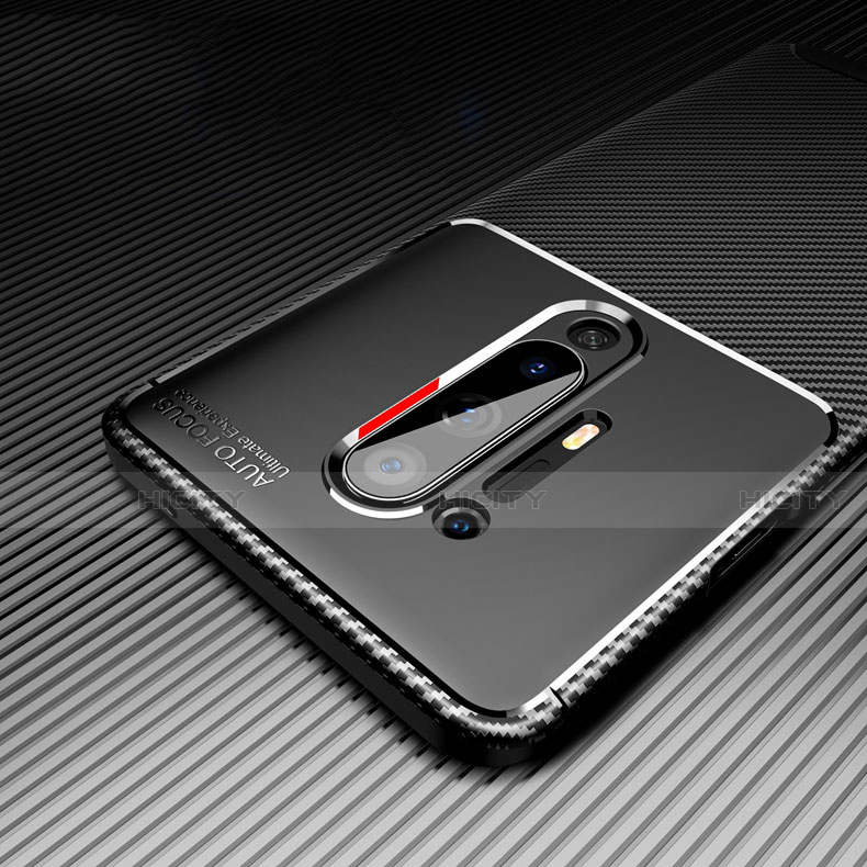 OnePlus 8 Pro用シリコンケース ソフトタッチラバー ツイル カバー OnePlus 