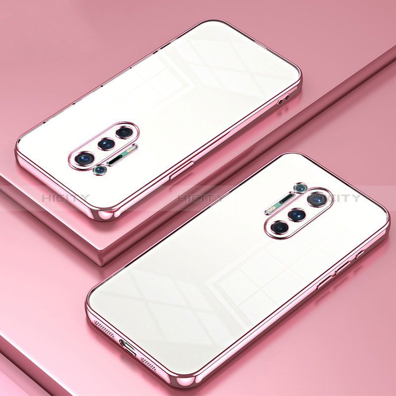 OnePlus 8 Pro用極薄ソフトケース シリコンケース 耐衝撃 全面保護 透明 SY1 OnePlus 