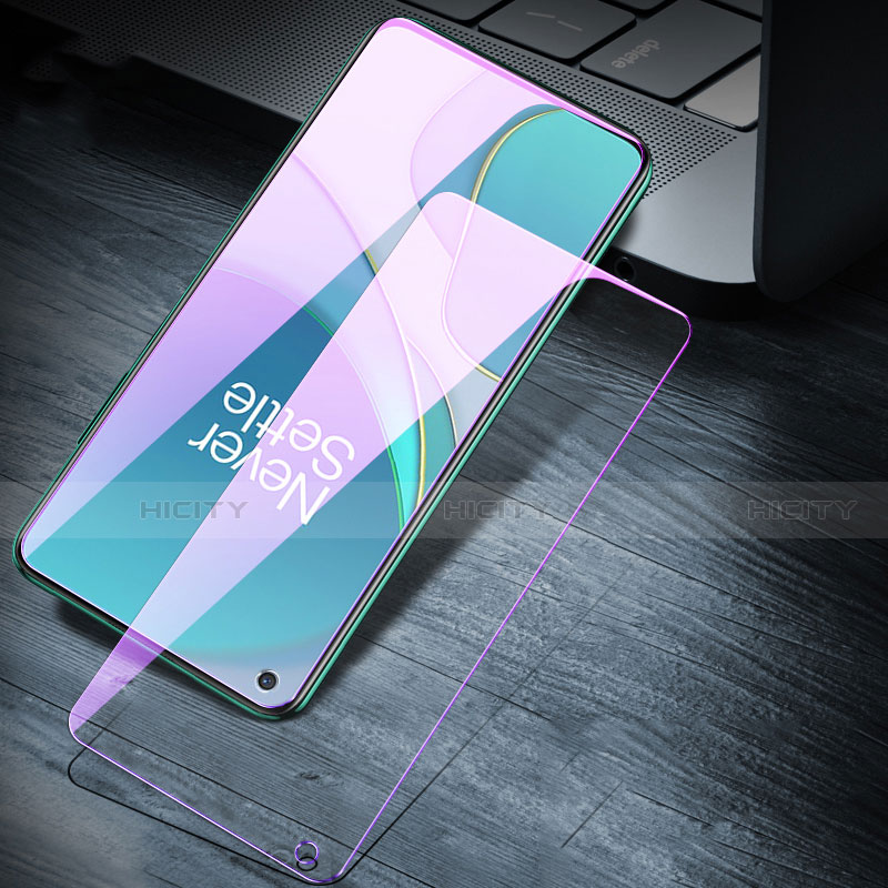 OnePlus 8T 5G用アンチグレア ブルーライト 強化ガラス 液晶保護フィルム OnePlus クリア