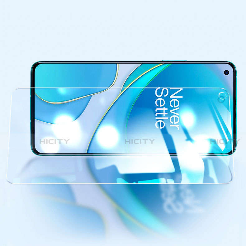 OnePlus 8T 5G用強化ガラス 液晶保護フィルム T01 OnePlus クリア