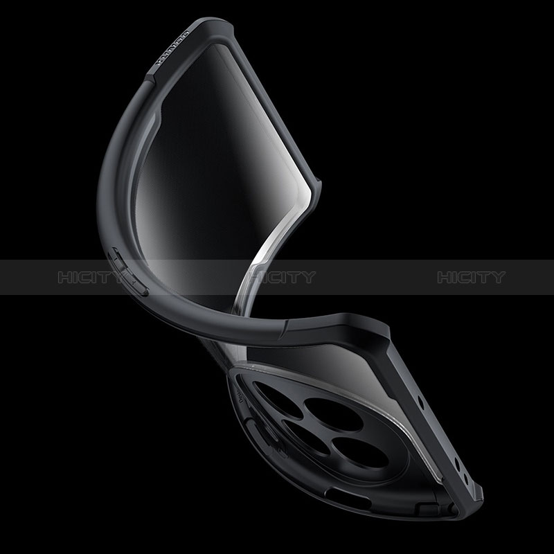 OnePlus Ace 2 5G用極薄ソフトケース シリコンケース 耐衝撃 全面保護 クリア透明 T07 OnePlus ブラック