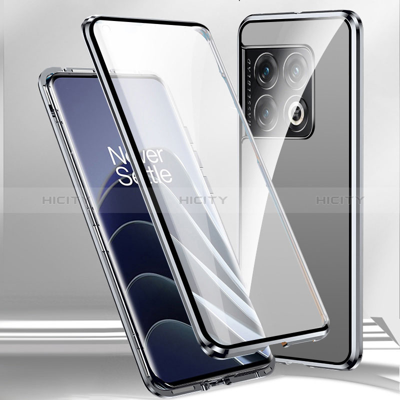 OnePlus Ace 2 5G用ケース 高級感 手触り良い アルミメタル 製の金属製 360度 フルカバーバンパー 鏡面 カバー P02 OnePlus 