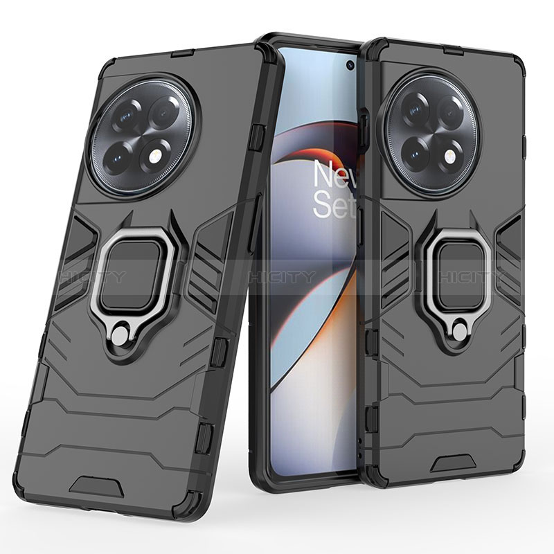 OnePlus Ace 2 5G用ハイブリットバンパーケース プラスチック アンド指輪 マグネット式 KC2 OnePlus 