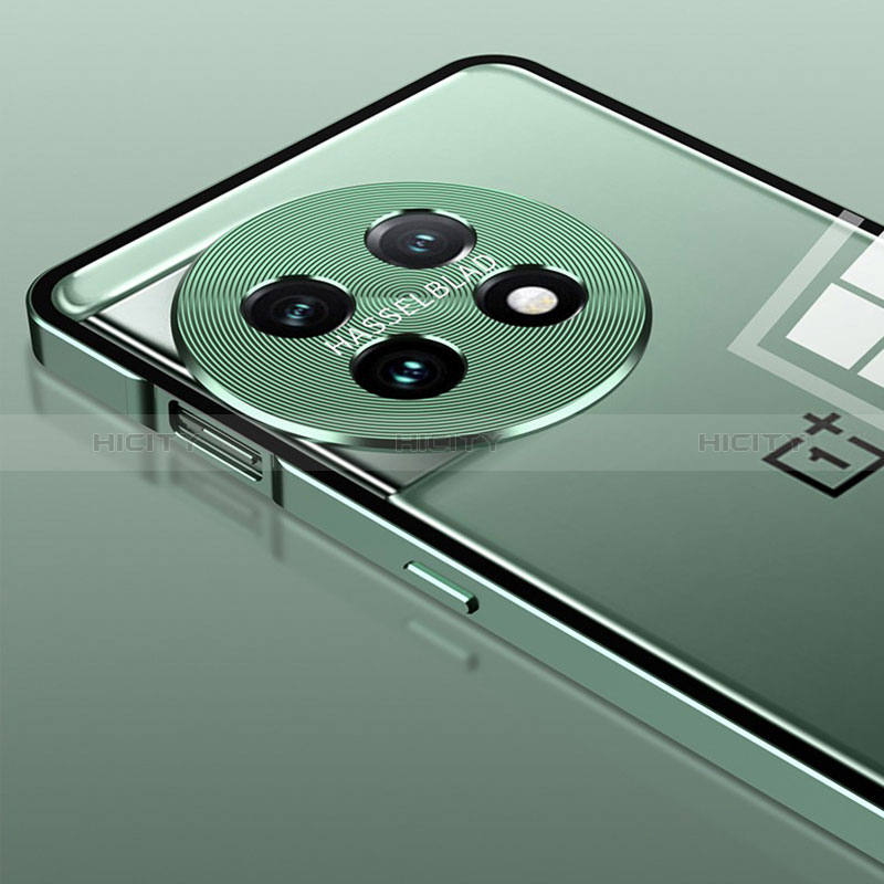 OnePlus Ace 2 Pro 5G用ケース 高級感 手触り良い アルミメタル 製の金属製 360度 フルカバーバンパー 鏡面 カバー P01 OnePlus 
