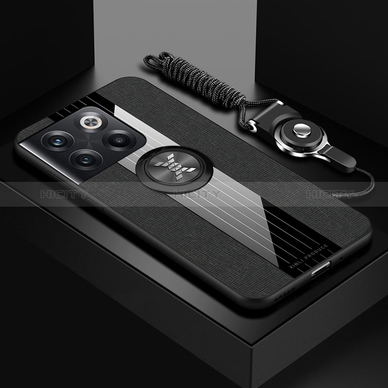 OnePlus Ace Pro 5G用極薄ソフトケース シリコンケース 耐衝撃 全面保護 アンド指輪 マグネット式 バンパー X03L OnePlus 