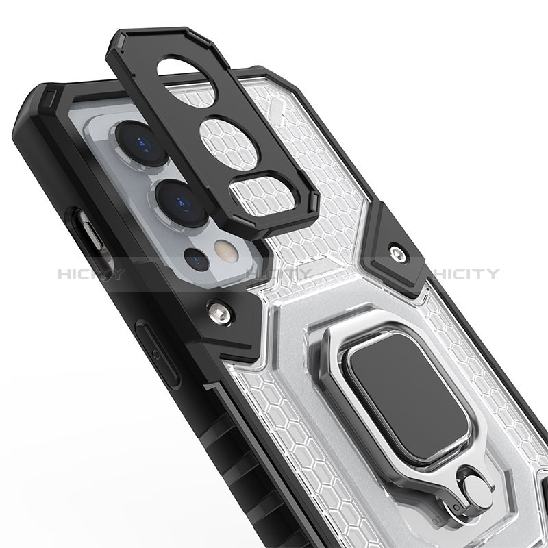 OnePlus Nord 2 5G用ハイブリットバンパーケース プラスチック アンド指輪 マグネット式 KC5 OnePlus 