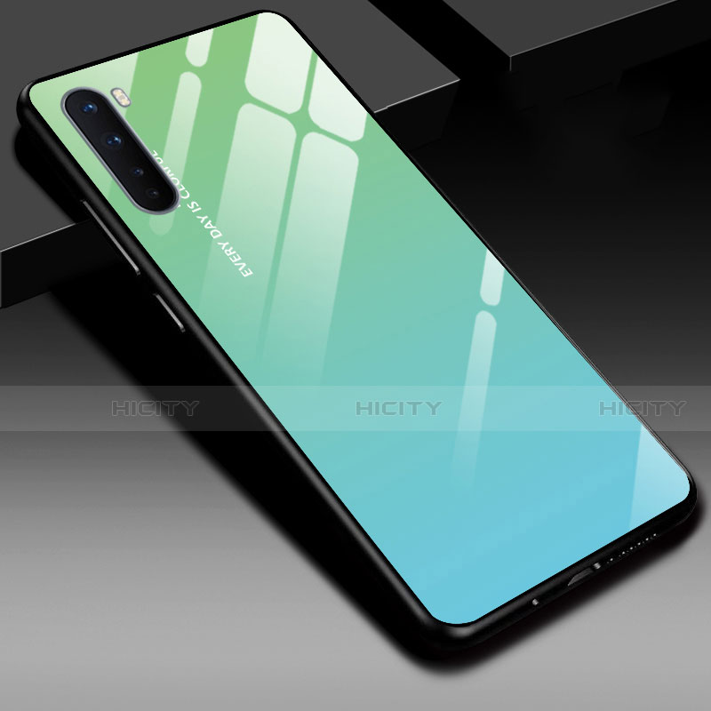 OnePlus Nord用ハイブリットバンパーケース プラスチック 鏡面 カバー OnePlus ライトグリーン