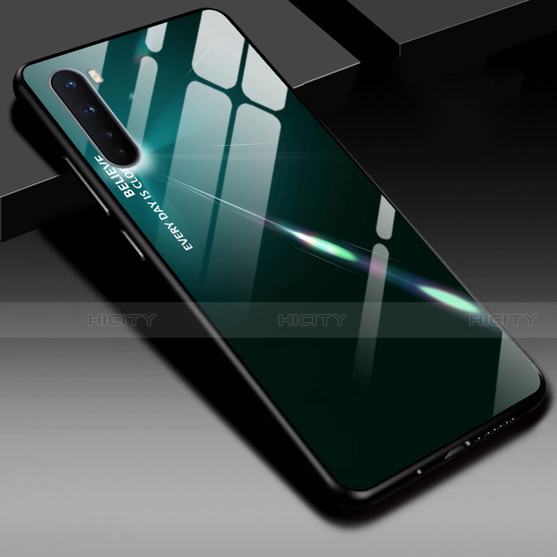 OnePlus Nord用ハイブリットバンパーケース プラスチック 鏡面 カバー OnePlus モスグリー