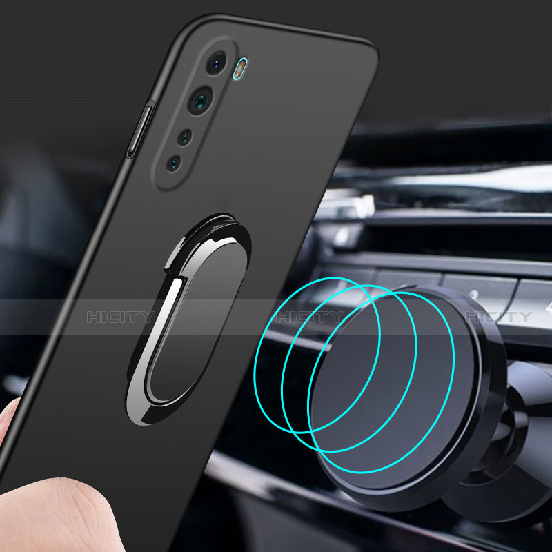 OnePlus Nord用ハードケース プラスチック 質感もマット アンド指輪 マグネット式 A01 OnePlus 