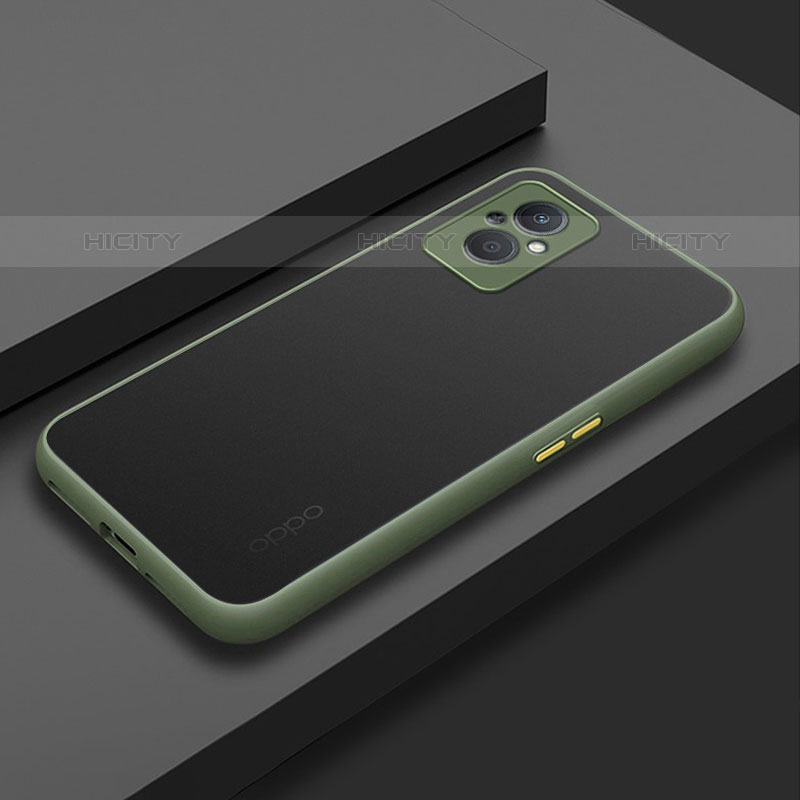 OnePlus Nord N20 5G用ハイブリットバンパーケース クリア透明 プラスチック カバー OnePlus オリーブグリーン