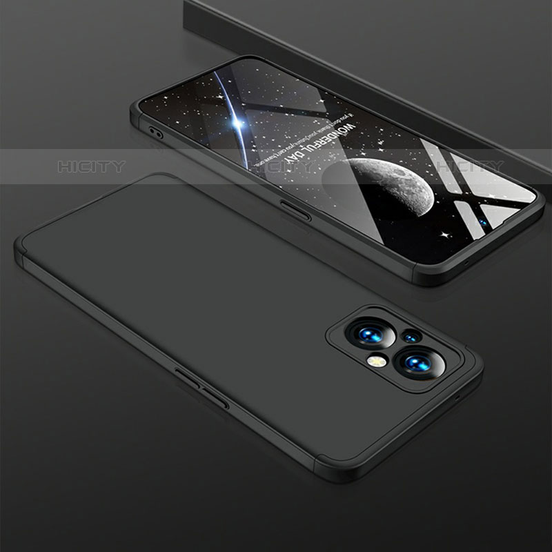 OnePlus Nord N20 5G用ハードケース プラスチック 質感もマット 前面と背面 360度 フルカバー OnePlus ブラック