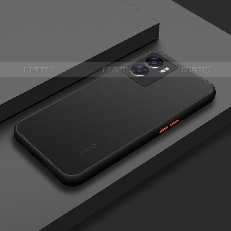 OnePlus Nord N300 5G用ハイブリットバンパーケース クリア透明 プラスチック カバー OnePlus ブラック