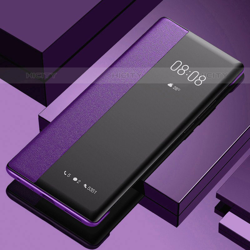 OnePlus Nord N300 5G用手帳型 レザーケース スタンド カバー OnePlus パープル