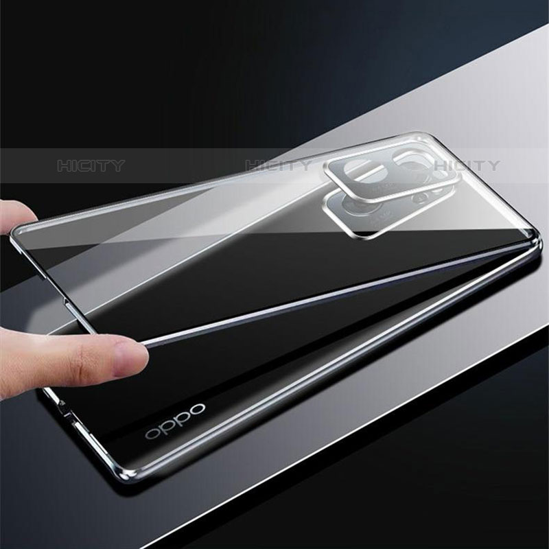 OnePlus Nord N300 5G用ケース 高級感 手触り良い アルミメタル 製の金属製 360度 フルカバーバンパー 鏡面 カバー OnePlus 