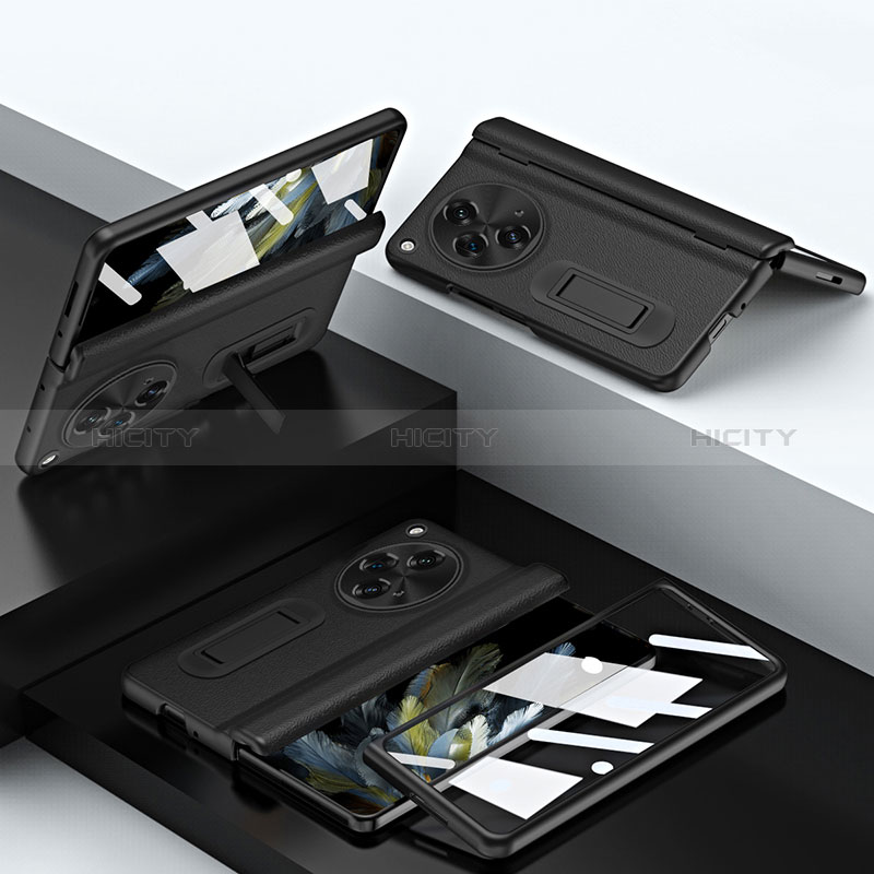 OnePlus Open 5G用ケース 高級感 手触り良いレザー柄 QK1 OnePlus 