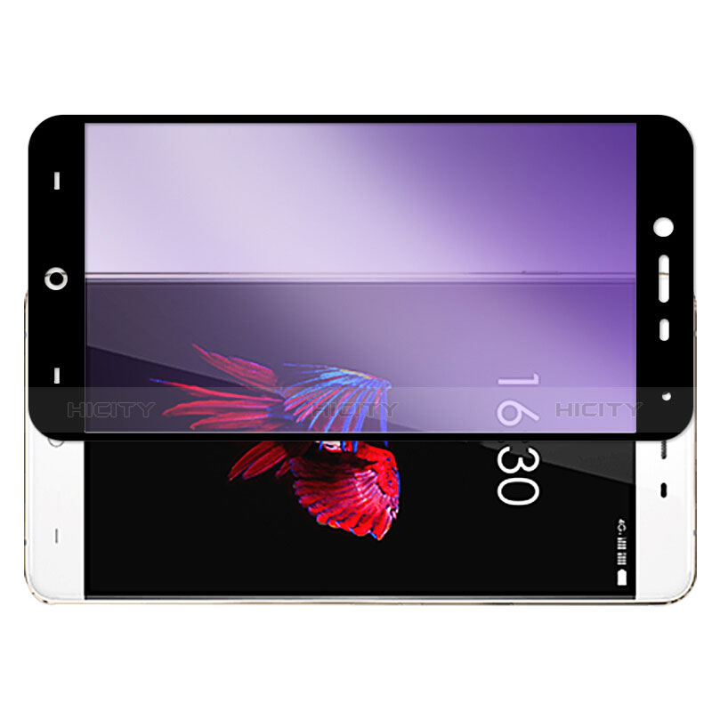 OnePlus X用強化ガラス フル液晶保護フィルム F03 OnePlus ブラック