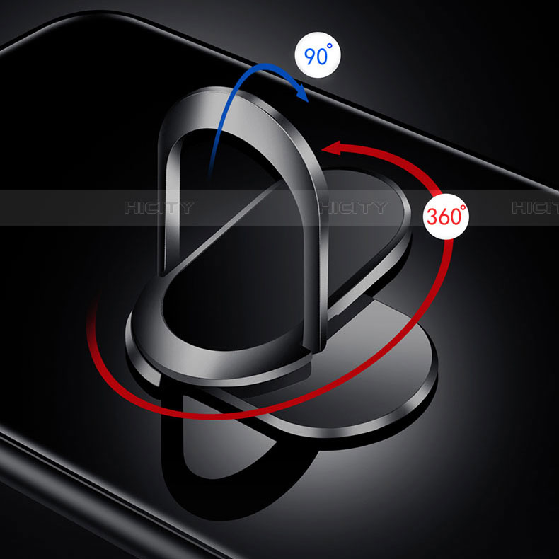 Oppo A11用ハイブリットバンパーケース プラスチック 鏡面 カバー アンド指輪 マグネット式 Oppo 