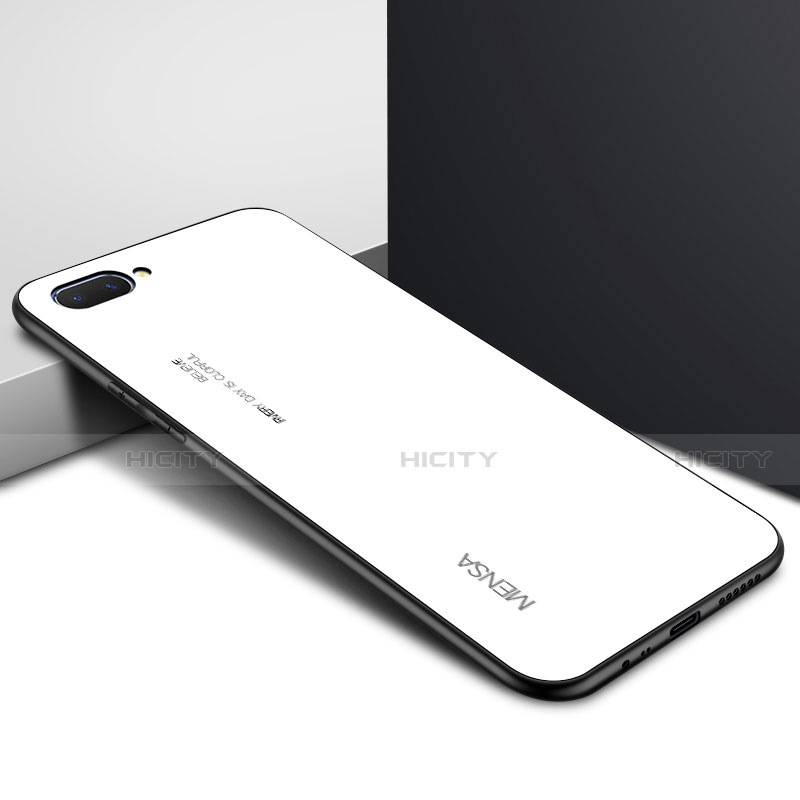 Oppo A12e用ハイブリットバンパーケース プラスチック 鏡面 カバー Oppo 