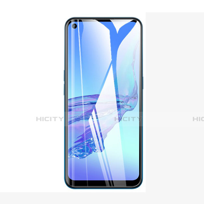 Oppo A32用強化ガラス フル液晶保護フィルム Oppo ブラック