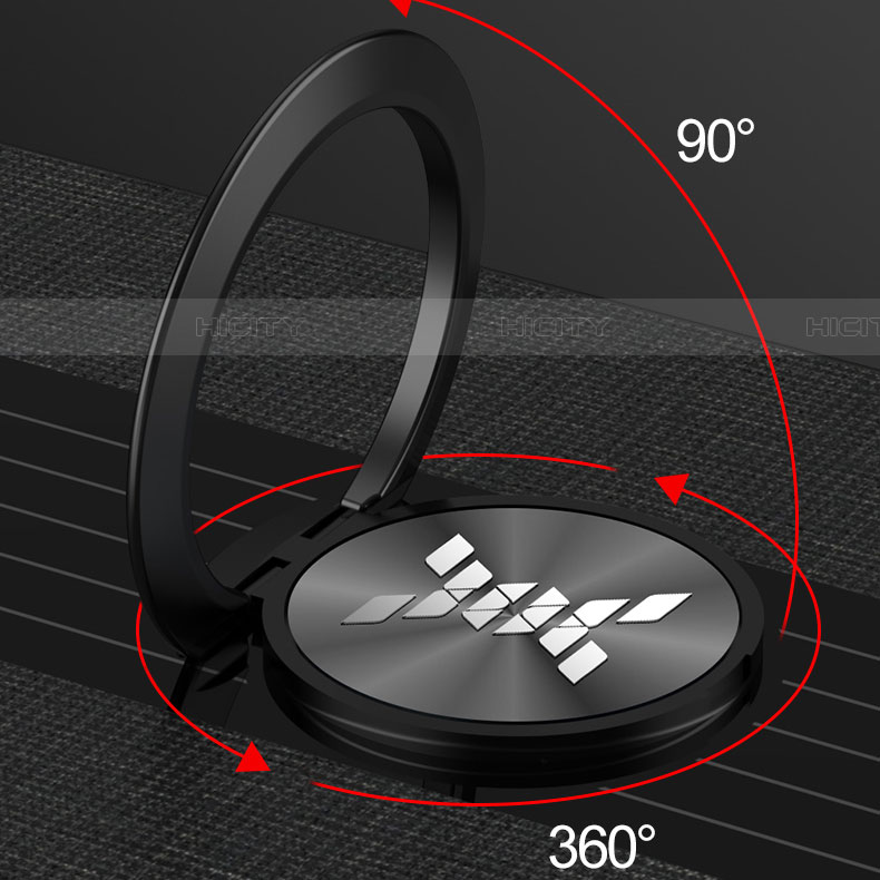Oppo A5 (2020)用極薄ソフトケース シリコンケース 耐衝撃 全面保護 アンド指輪 マグネット式 バンパー A02 Oppo 