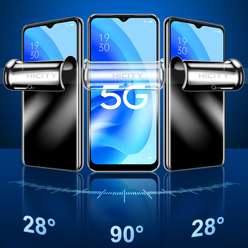 Oppo A53s 5G用高光沢 液晶保護フィルム フルカバレッジ画面 反スパイ Oppo クリア