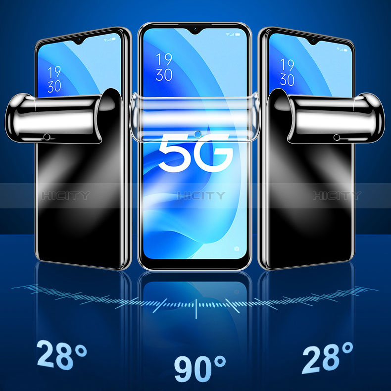 Oppo A56 5G用高光沢 液晶保護フィルム フルカバレッジ画面 反スパイ Oppo クリア