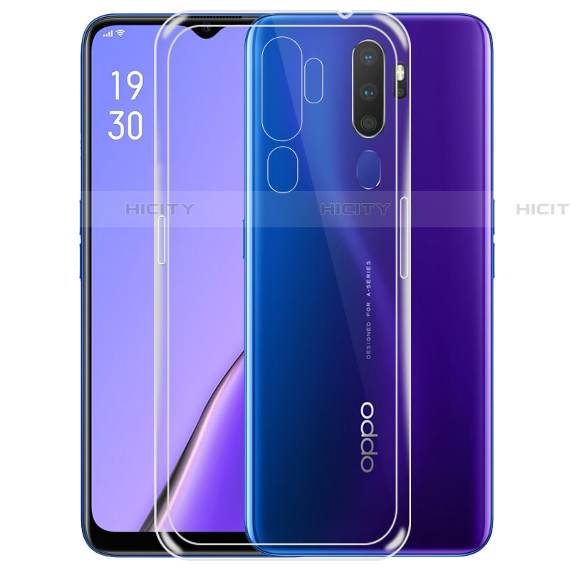 Oppo A9 (2020)用極薄ソフトケース シリコンケース 耐衝撃 全面保護 クリア透明 T05 Oppo クリア