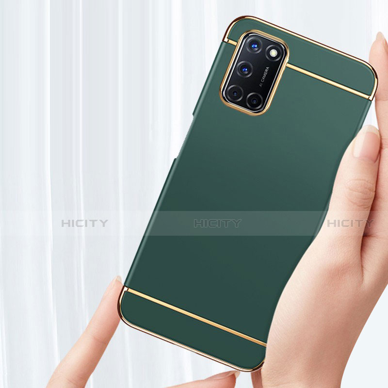 Oppo A92用ケース 高級感 手触り良い メタル兼プラスチック バンパー T01 Oppo 