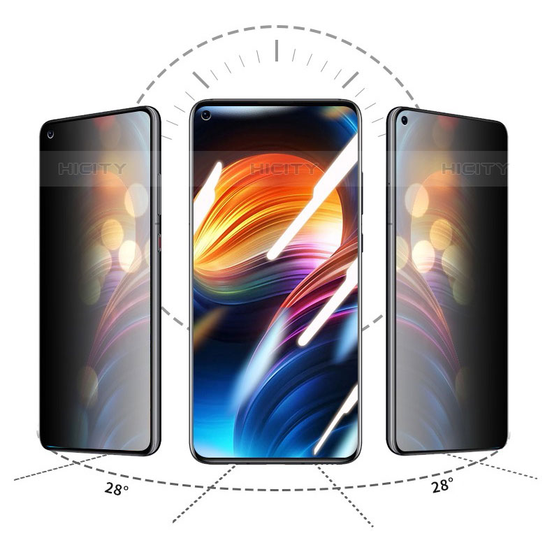 Oppo A93 5G用反スパイ 強化ガラス 液晶保護フィルム S01 Oppo クリア