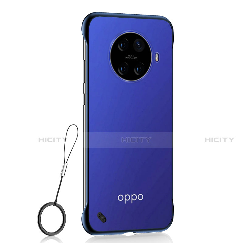 Oppo Ace2用ハードカバー クリスタル クリア透明 S01 Oppo ネイビー