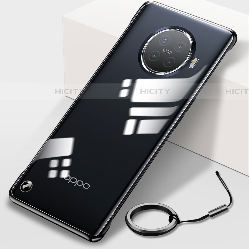 Oppo Ace2用ハードカバー クリスタル クリア透明 H01 Oppo ブラック