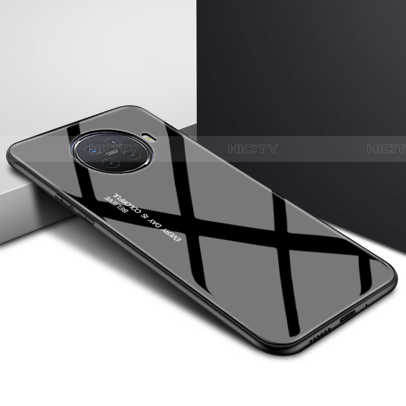 Oppo Ace2用ハイブリットバンパーケース プラスチック 鏡面 カバー Oppo ブラック