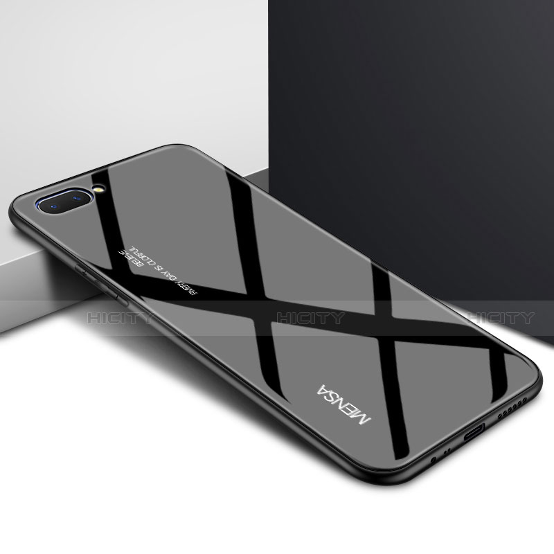 Oppo AX5用ハイブリットバンパーケース プラスチック 鏡面 カバー Oppo 
