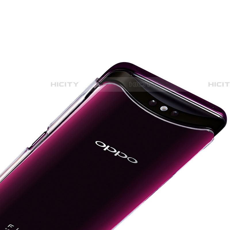 Oppo Find X用極薄ソフトケース シリコンケース 耐衝撃 全面保護 クリア透明 S01 Oppo クリア