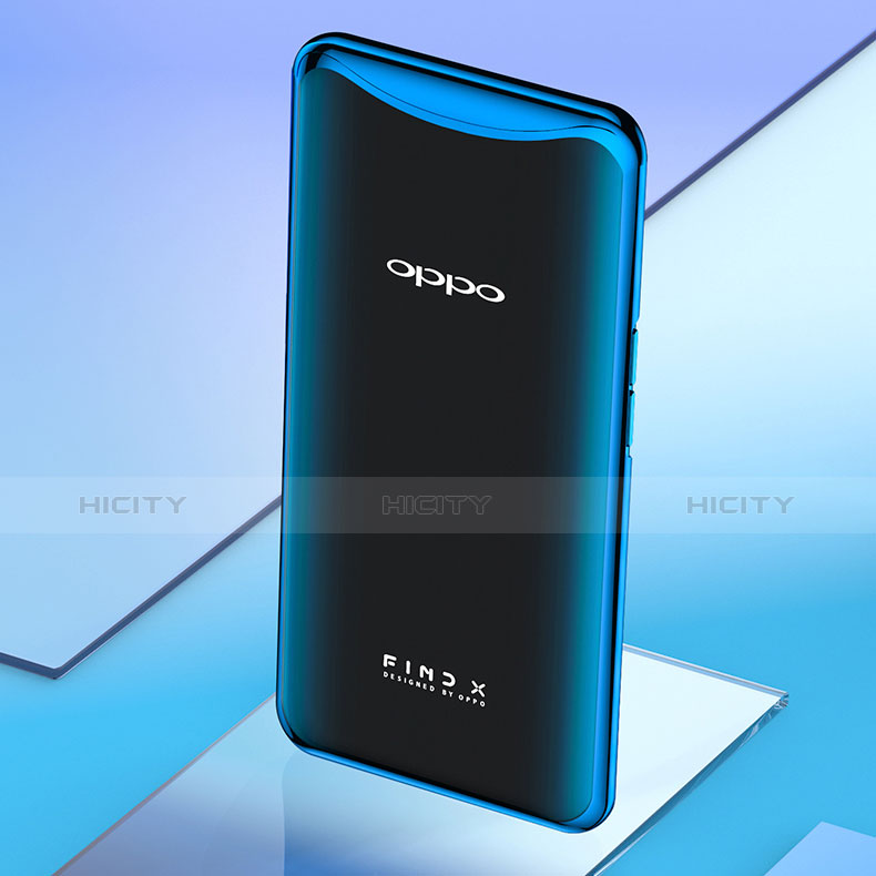 Oppo Find X用極薄ソフトケース シリコンケース 耐衝撃 全面保護 クリア透明 H02 Oppo 