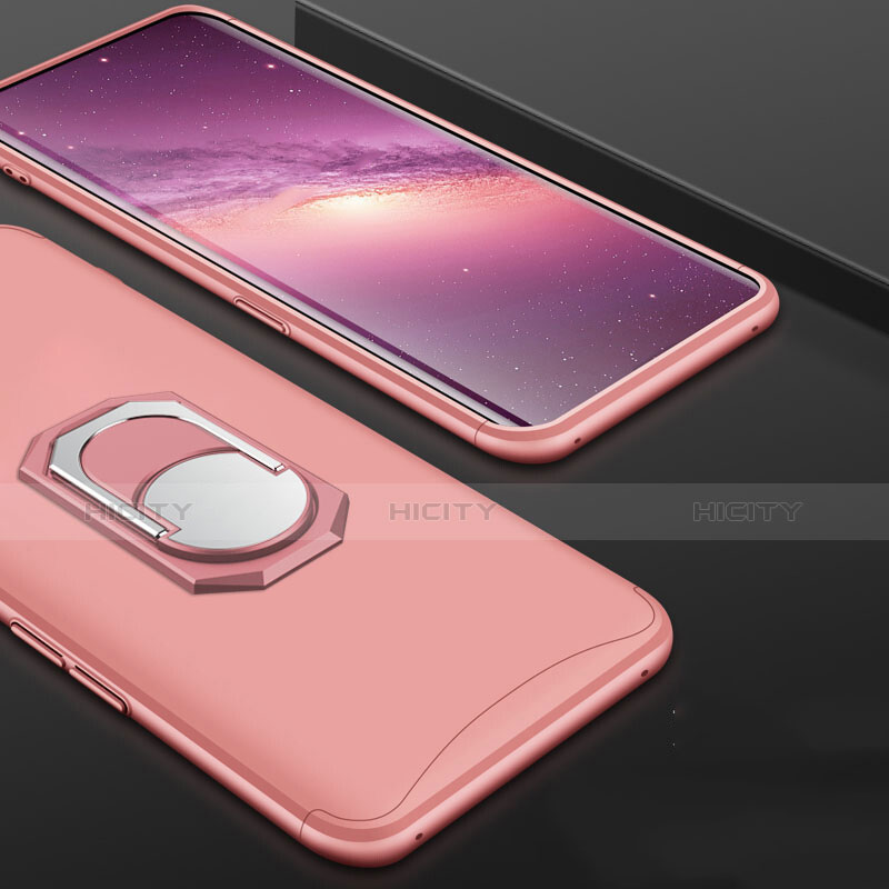 Oppo Find X Super Flash Edition用ハードケース プラスチック 質感もマット 前面と背面 360度 フルカバー アンド指輪 Oppo 