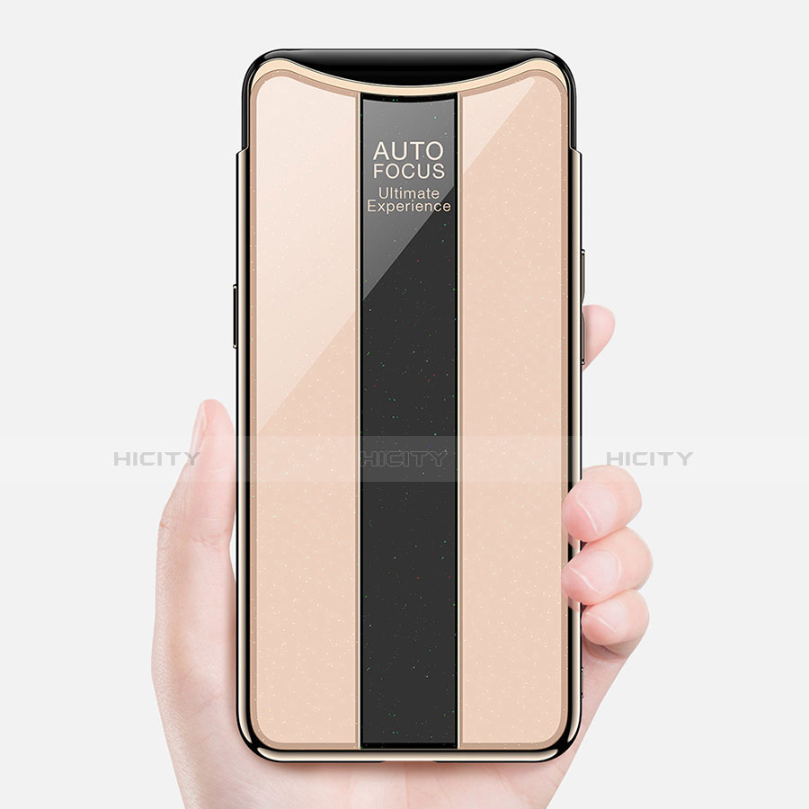 Oppo Find X Super Flash Edition用ハイブリットバンパーケース プラスチック 鏡面 カバー M01 Oppo 