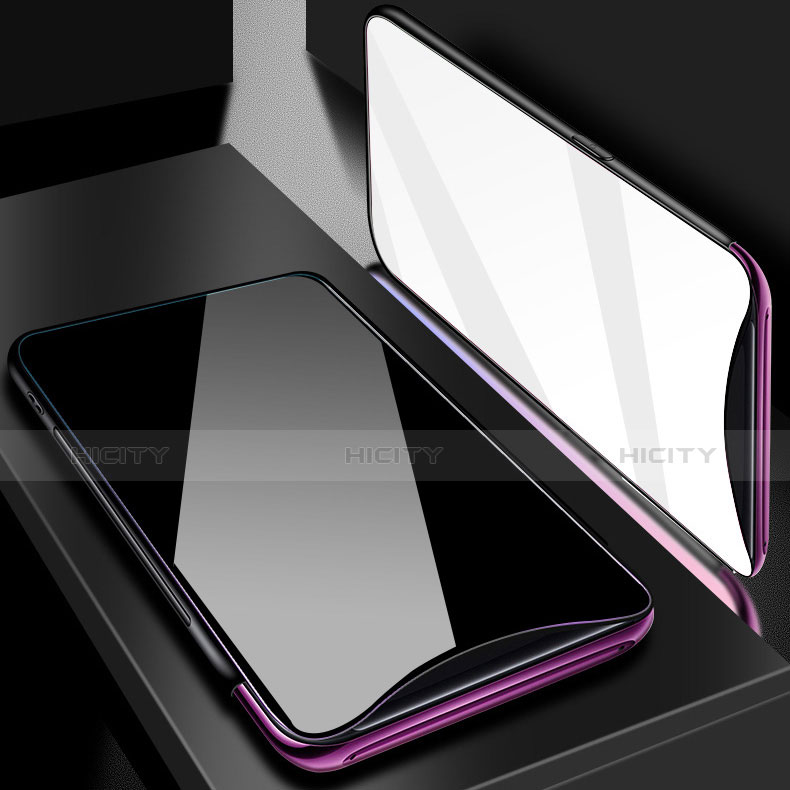 Oppo Find X Super Flash Edition用ハイブリットバンパーケース プラスチック 鏡面 カバー M02 Oppo 