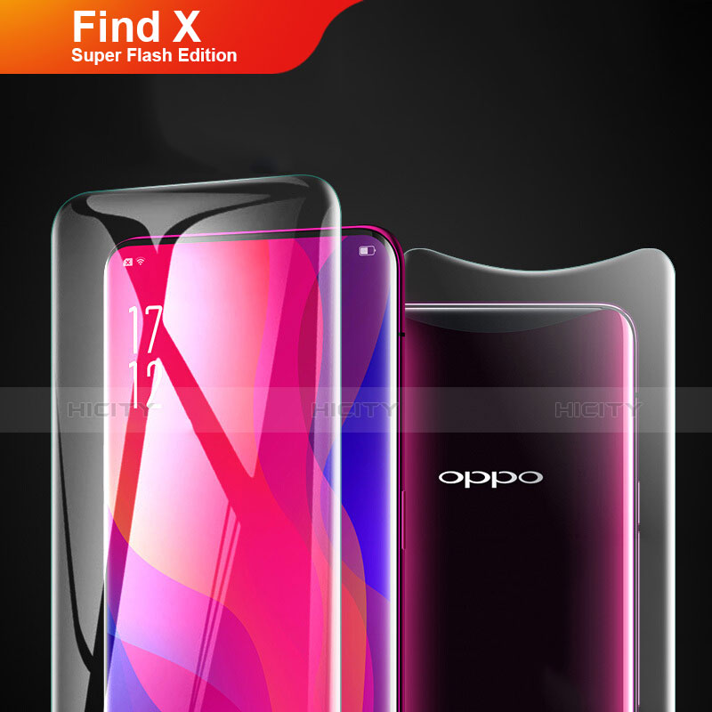 Oppo Find X Super Flash Edition用強化ガラス 液晶保護フィルム Oppo クリア