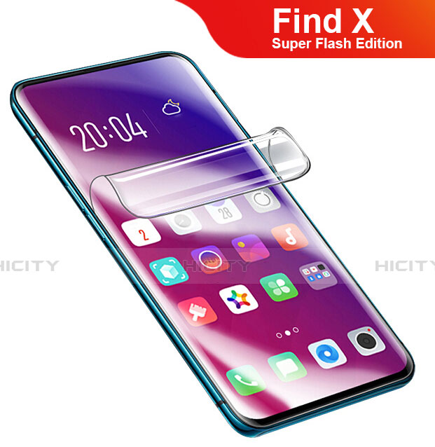 Oppo Find X Super Flash Edition用高光沢 液晶保護フィルム フルカバレッジ画面 Oppo クリア
