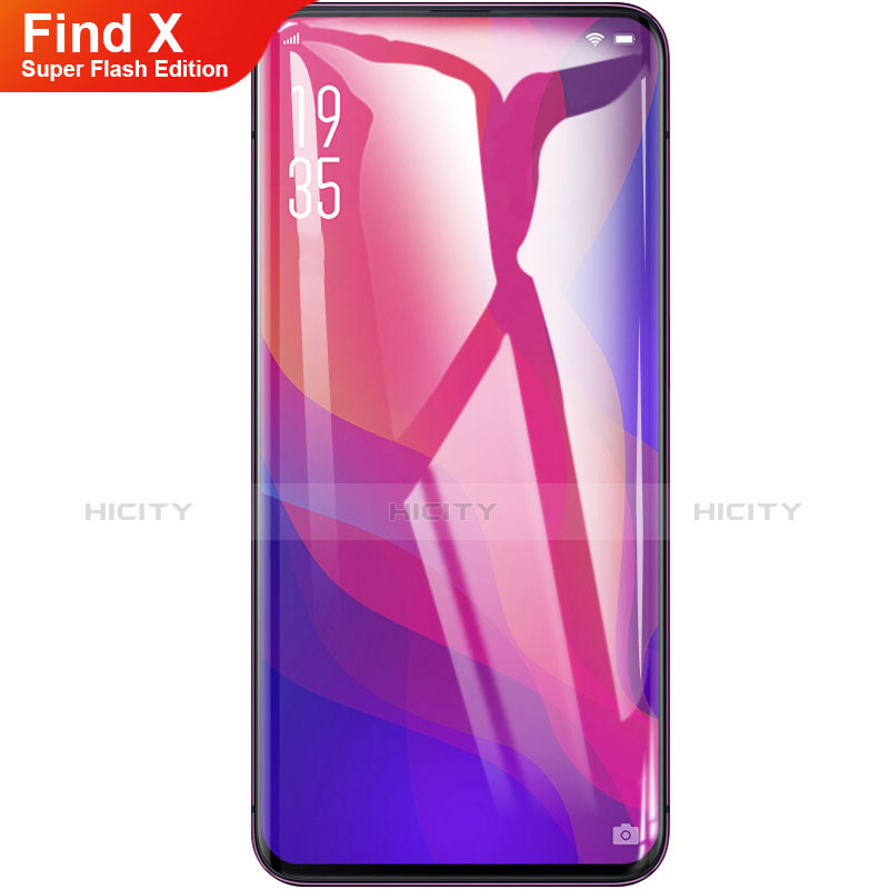 Oppo Find X Super Flash Edition用高光沢 液晶保護フィルム フルカバレッジ画面 F01 Oppo クリア