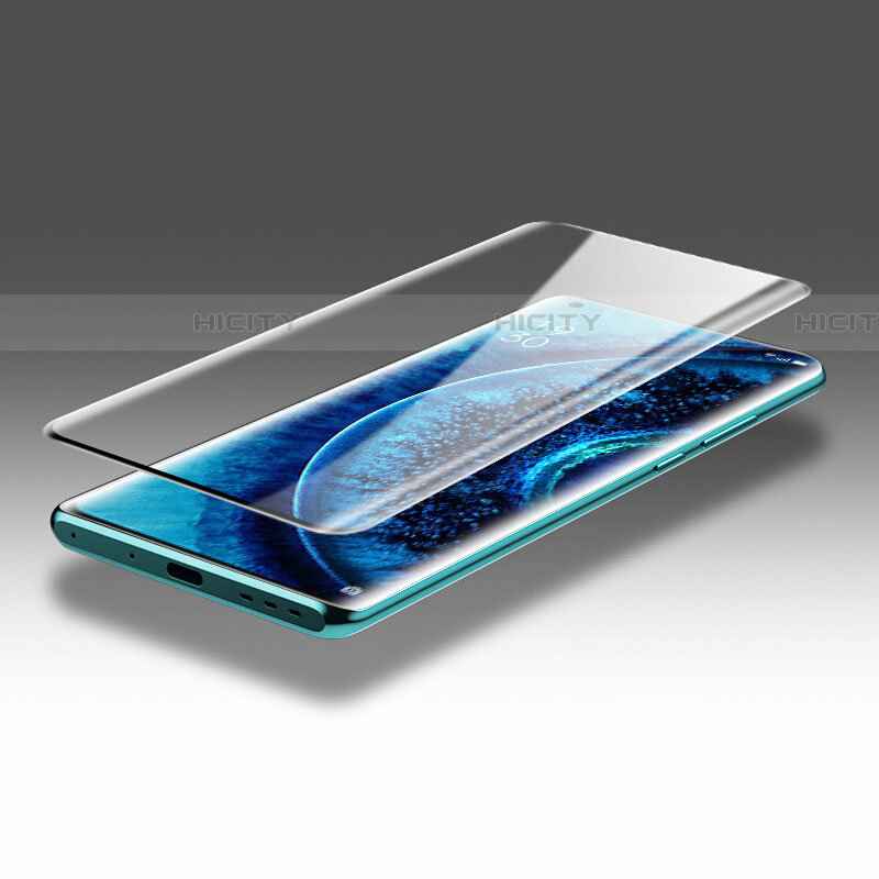 Oppo Find X2用強化ガラス フル液晶保護フィルム F02 Oppo ブラック