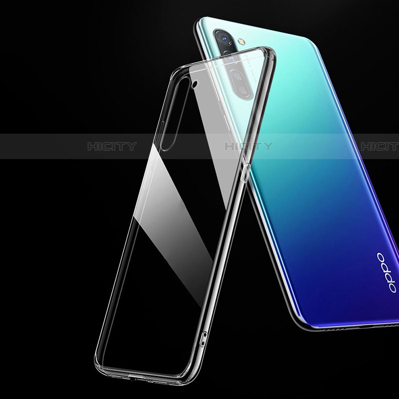 Oppo Find X2 Lite用極薄ソフトケース シリコンケース 耐衝撃 全面保護 クリア透明 T02 Oppo クリア