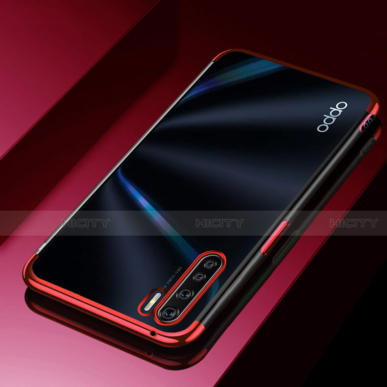 Oppo Find X2 Lite用極薄ソフトケース シリコンケース 耐衝撃 全面保護 クリア透明 Z01 Oppo 