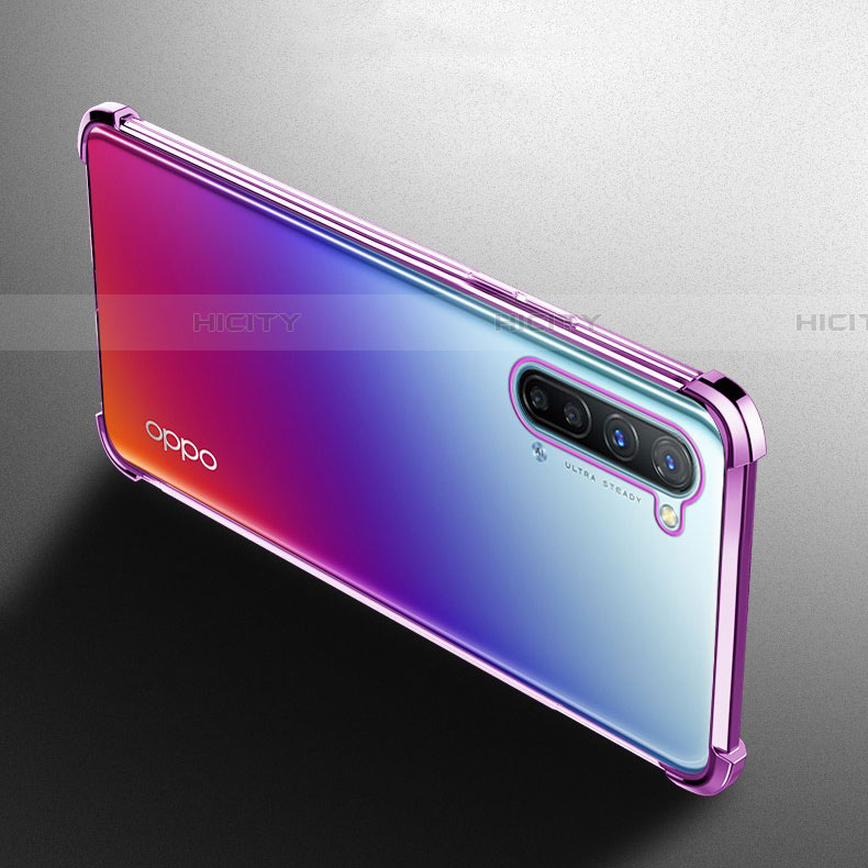 Oppo Find X2 Lite用極薄ソフトケース シリコンケース 耐衝撃 全面保護 クリア透明 S01 Oppo 