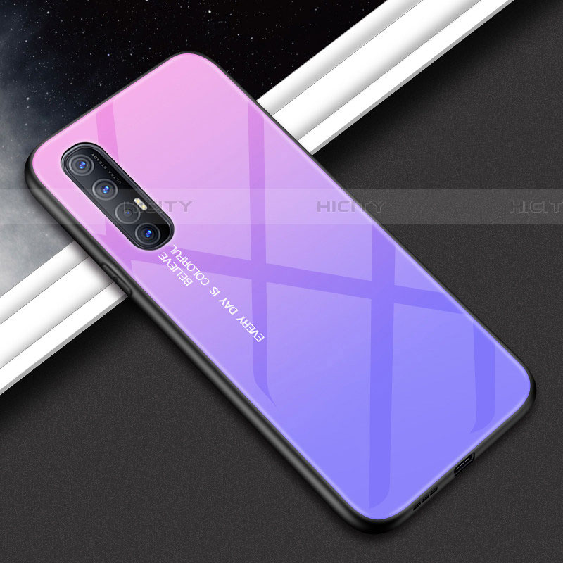 Oppo Find X2 Neo用ハイブリットバンパーケース プラスチック 鏡面 カバー Oppo 